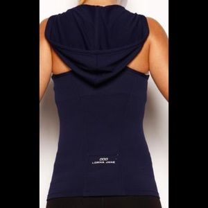 Lorna Jane Trista Navy Hooded Tank
